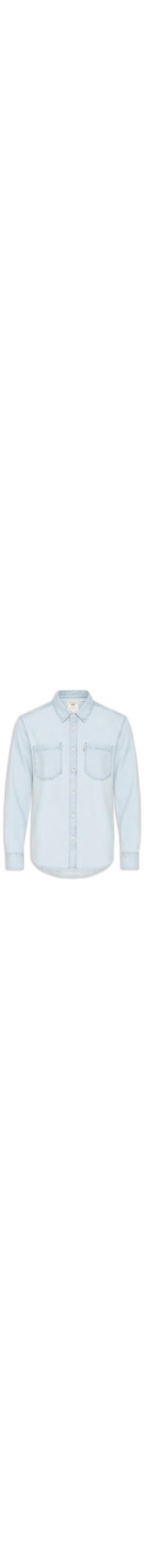 Camisa Jeans Masculina Relaxed Fit Mariposa Worker – Azul Claro