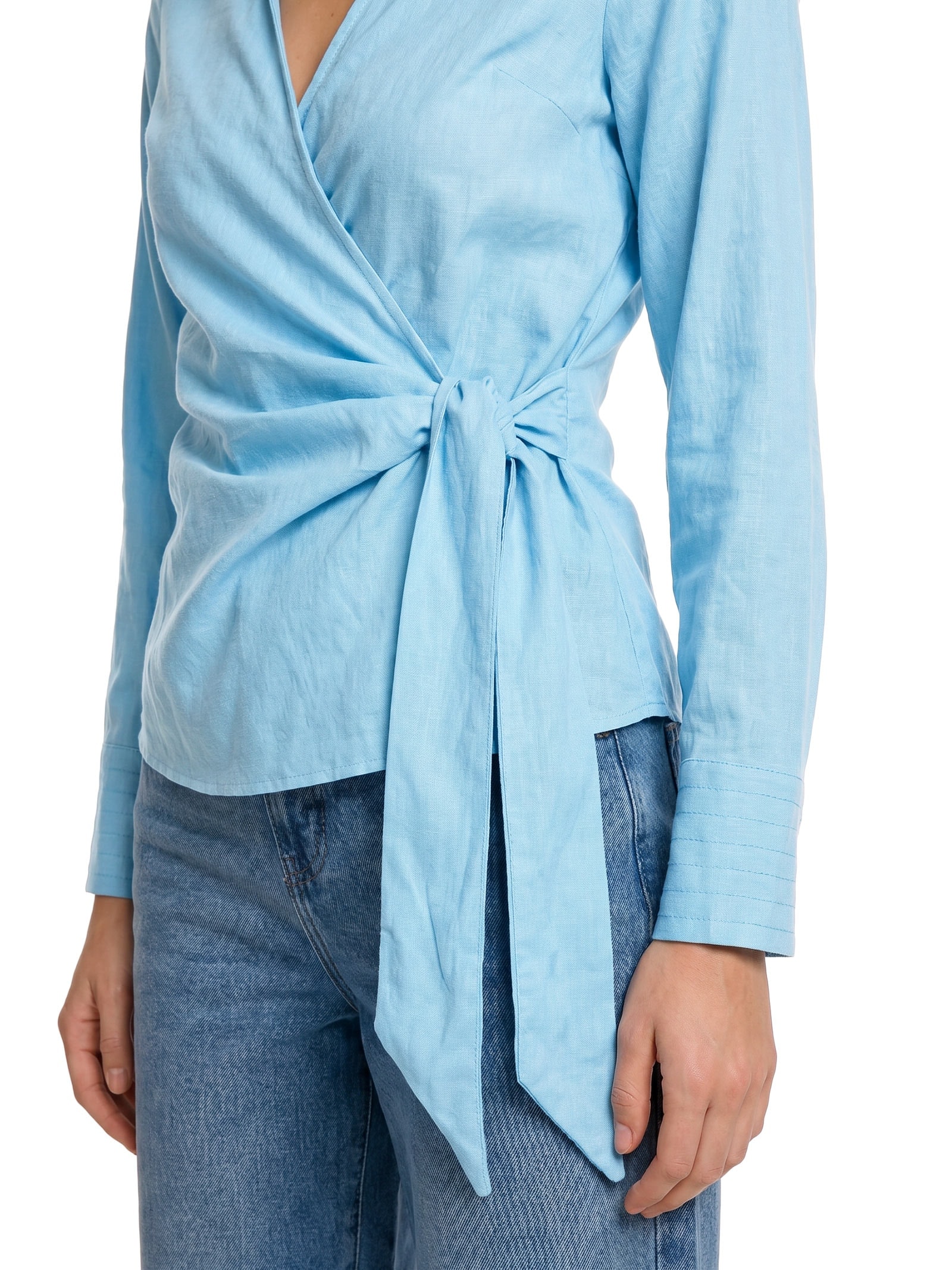 Camisa Linho Marrakesh Feminina – Azul Lez A Lez
