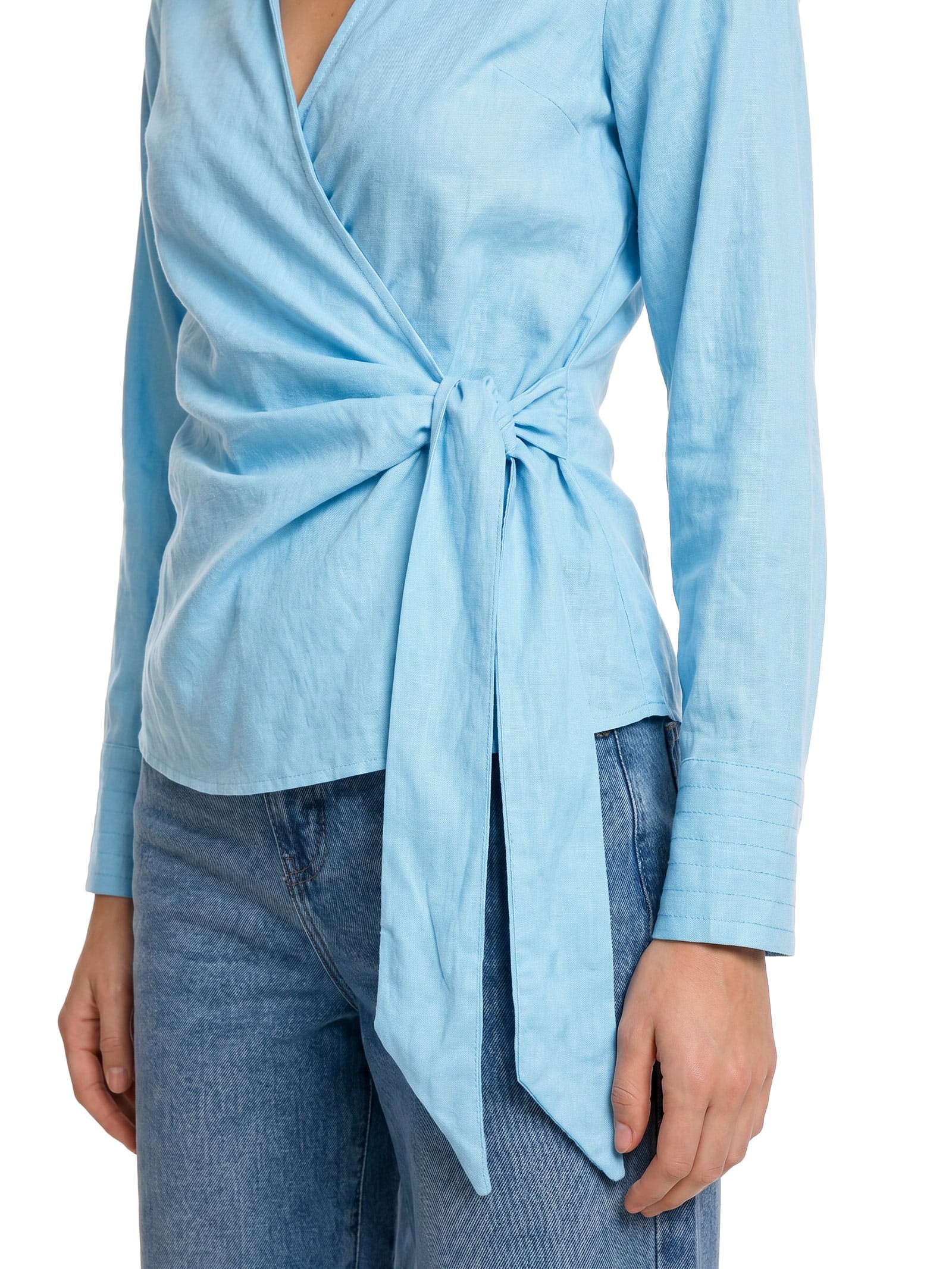 Camisa Linho Marrakesh Feminina – Azul Lez A Lez