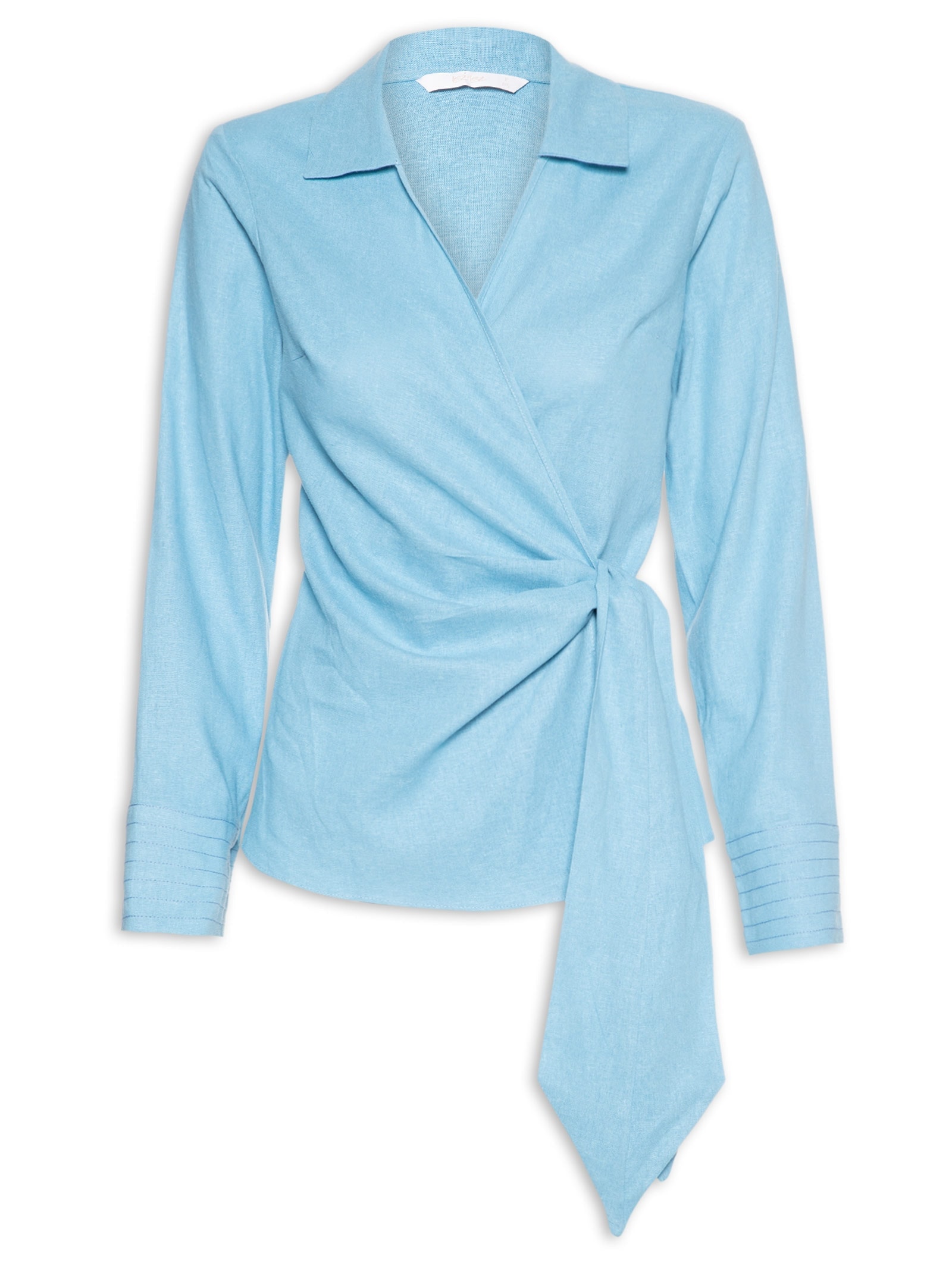 Camisa Linho Marrakesh Feminina – Azul Lez A Lez