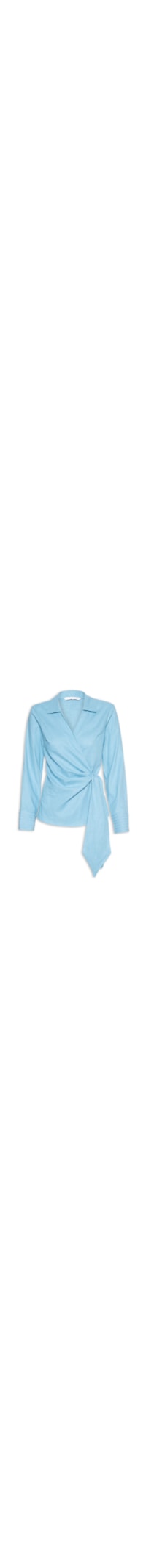 Camisa Linho Marrakesh Feminina – Azul