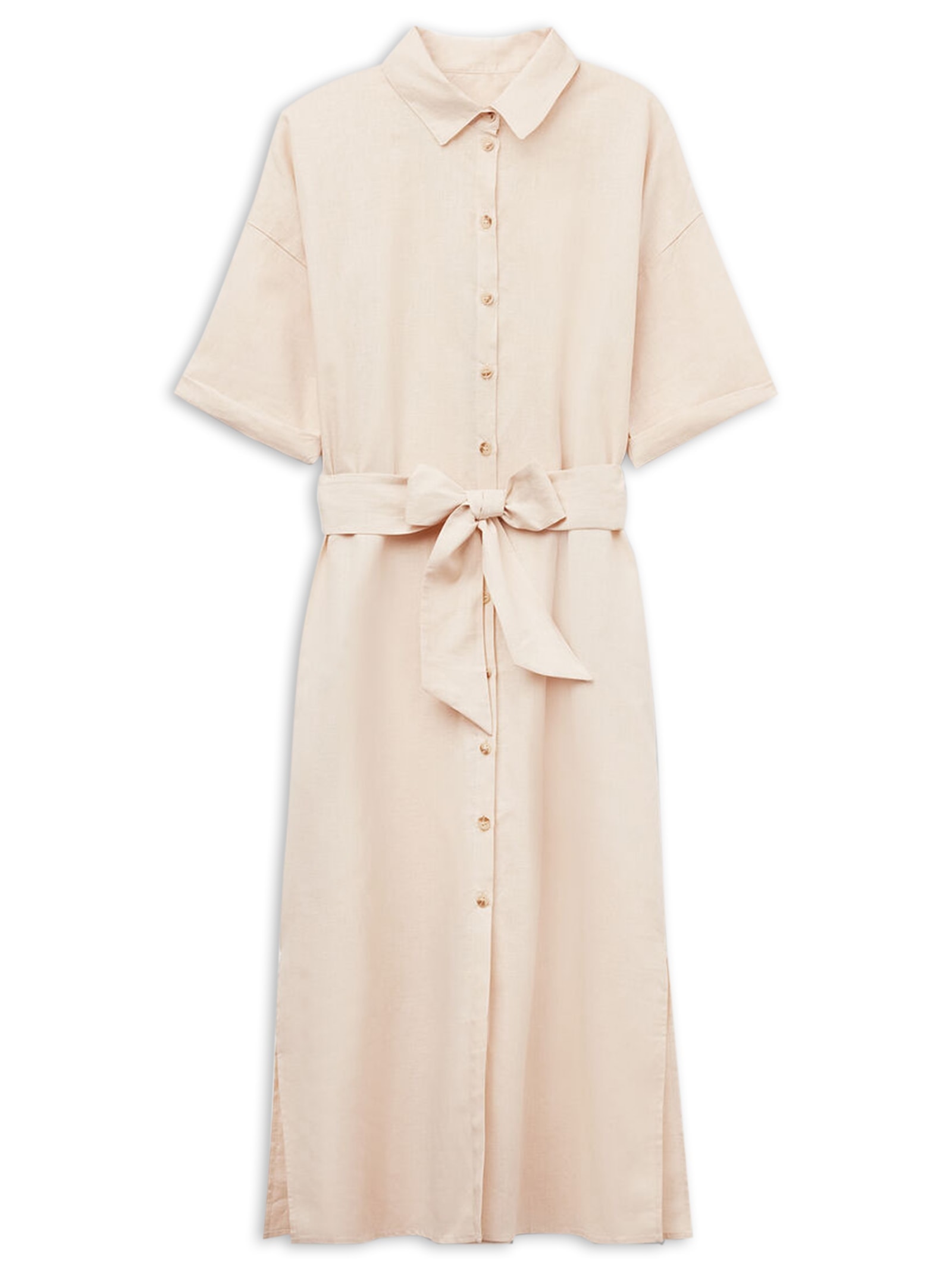 Camisa Longa Em Linho e Algodão Italian Riviera Marfim Intimissimi