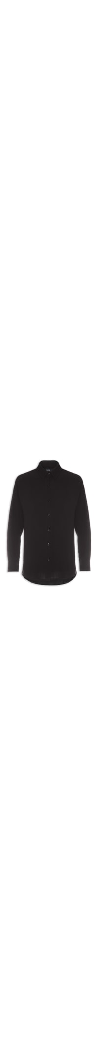 Camisa Manga Longa Viscose - Preto