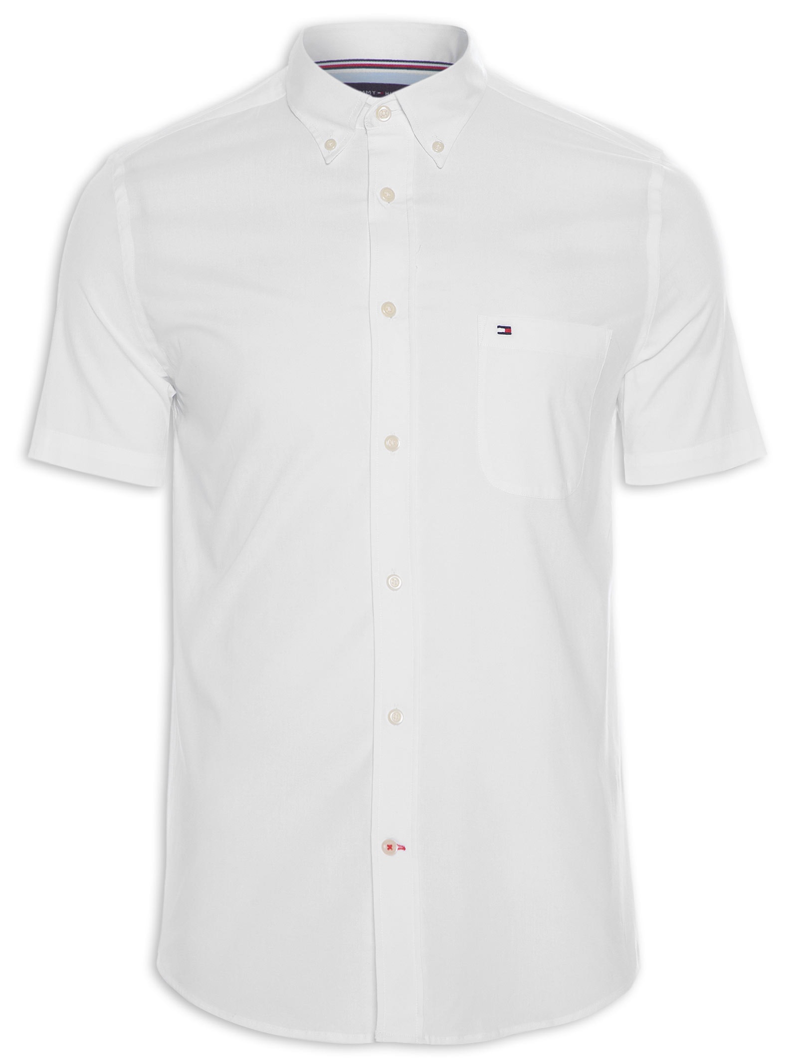 Camisa Masculina AB Classic Poplin Branco Tommy Hilfiger