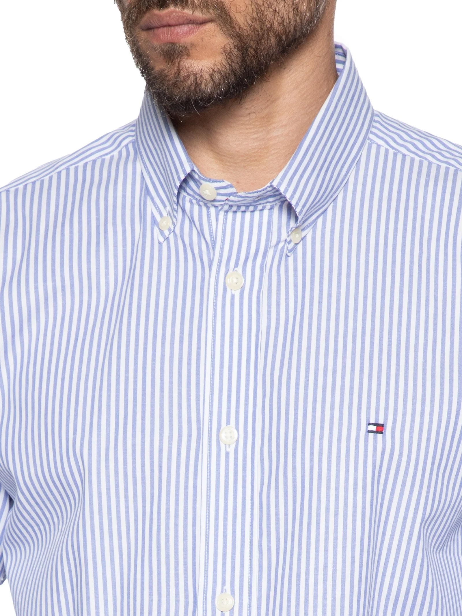 Camisa Masculina AB STP RF Shirt Azul Tommy Hilfiger