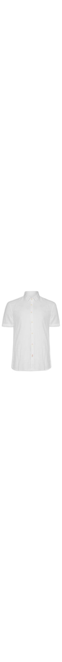 Camisa Masculina Algodão Tinturada - Branco