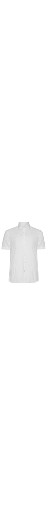 Camisa Masculina Algodão Tinturada - Branco