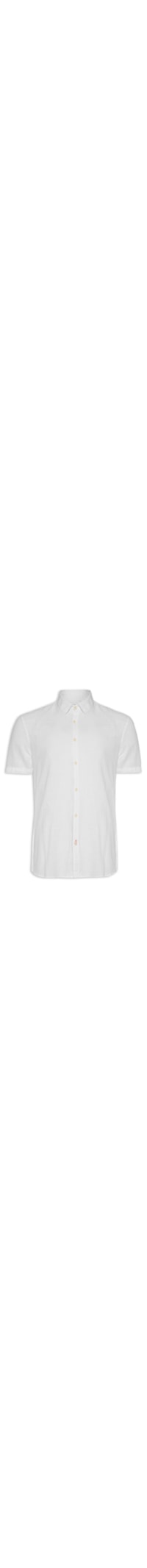 Camisa Masculina Algodão Tinturada - Branco