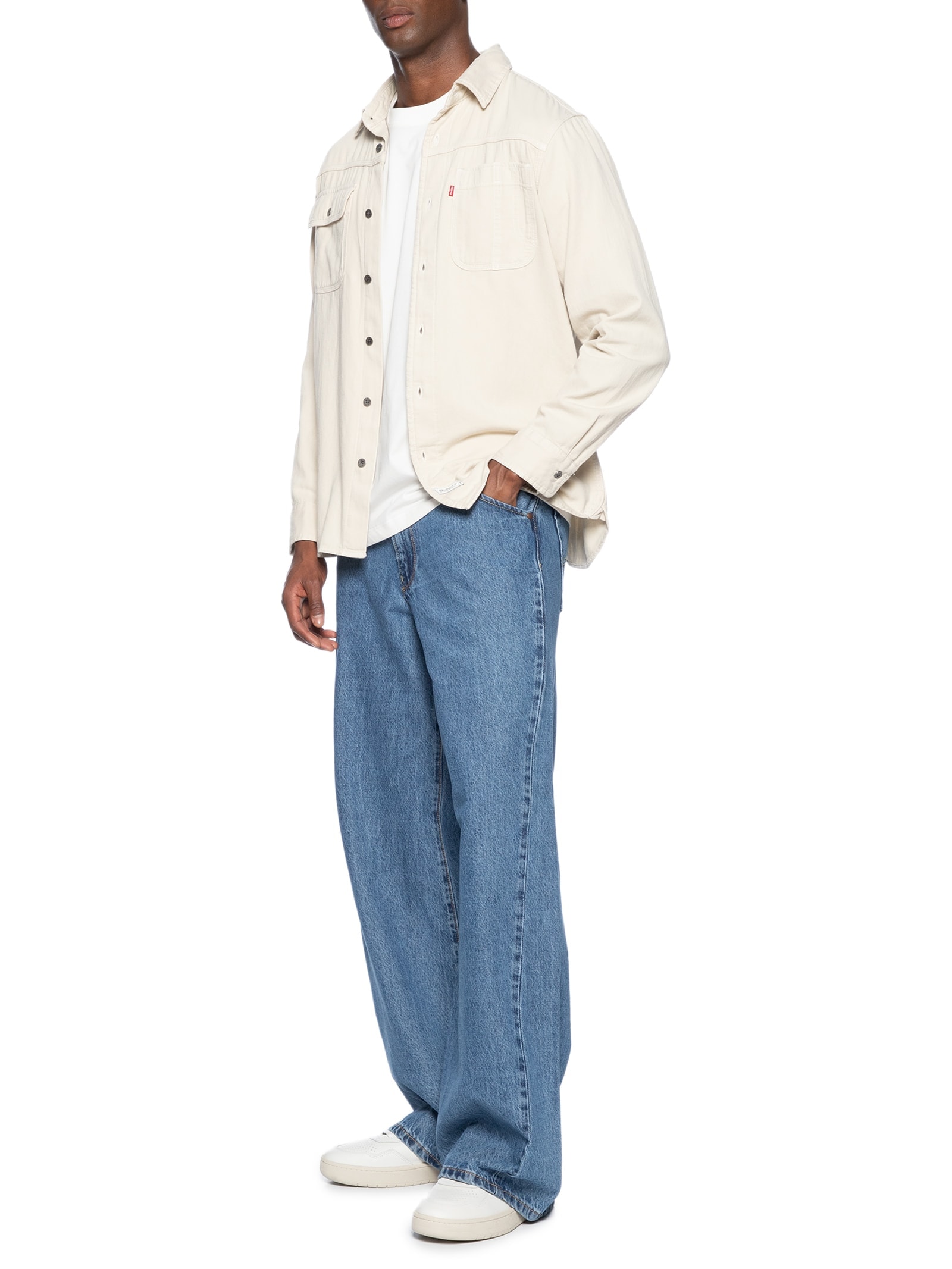 Camisa Masculina Auburn Worker Cinza Levi's