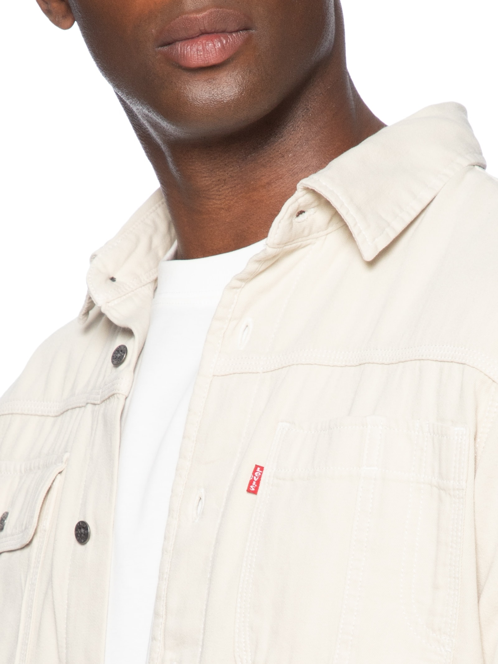 Camisa Masculina Auburn Worker Cinza Levi's