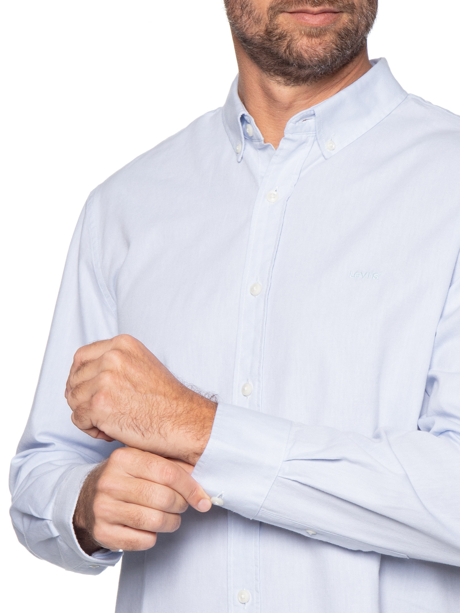 Camisa Masculina Authentic Button Down Azul Levi's