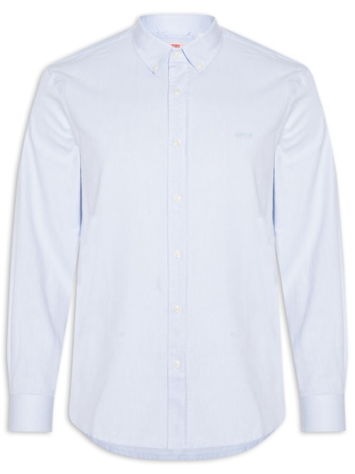 Camisa Masculina Authentic Button Down - Azul