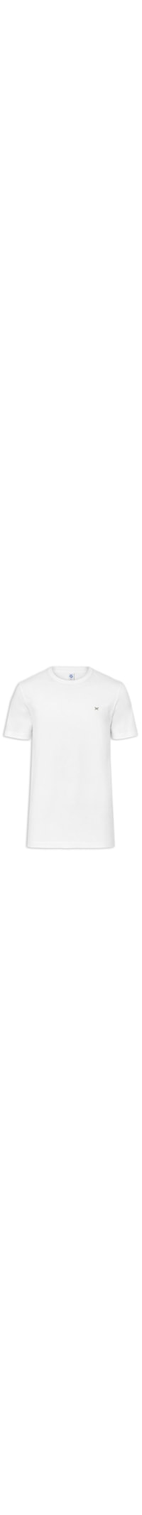 Camisa Masculina Básica Peixe Bordado - Branco