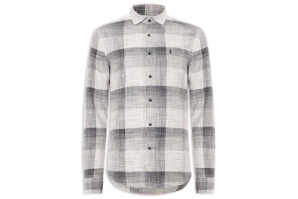 Camisa Masculina Big Xadrez - Preto