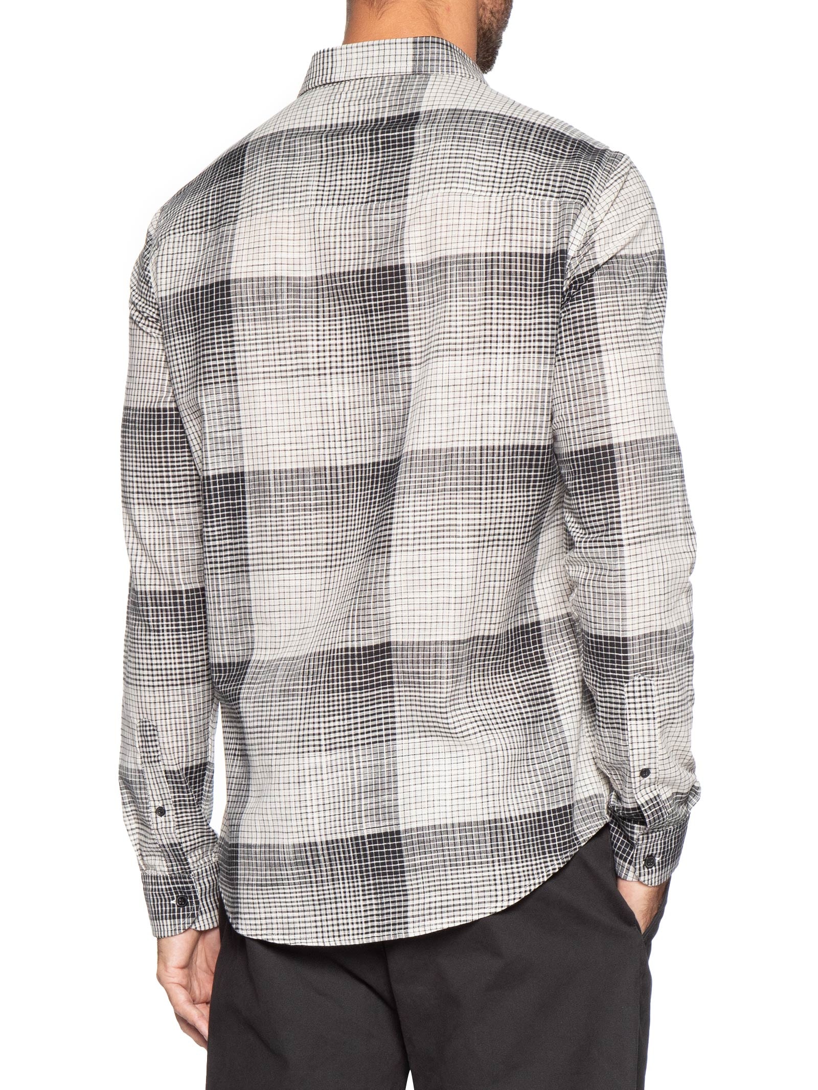 Camisa Masculina Big Xadrez – Preto Sergio K