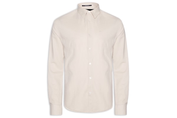 Camisa Masculina Blend Classic Irish Manga Longa - Bege