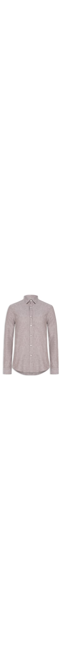 Camisa Masculina Blend Linen - Bege