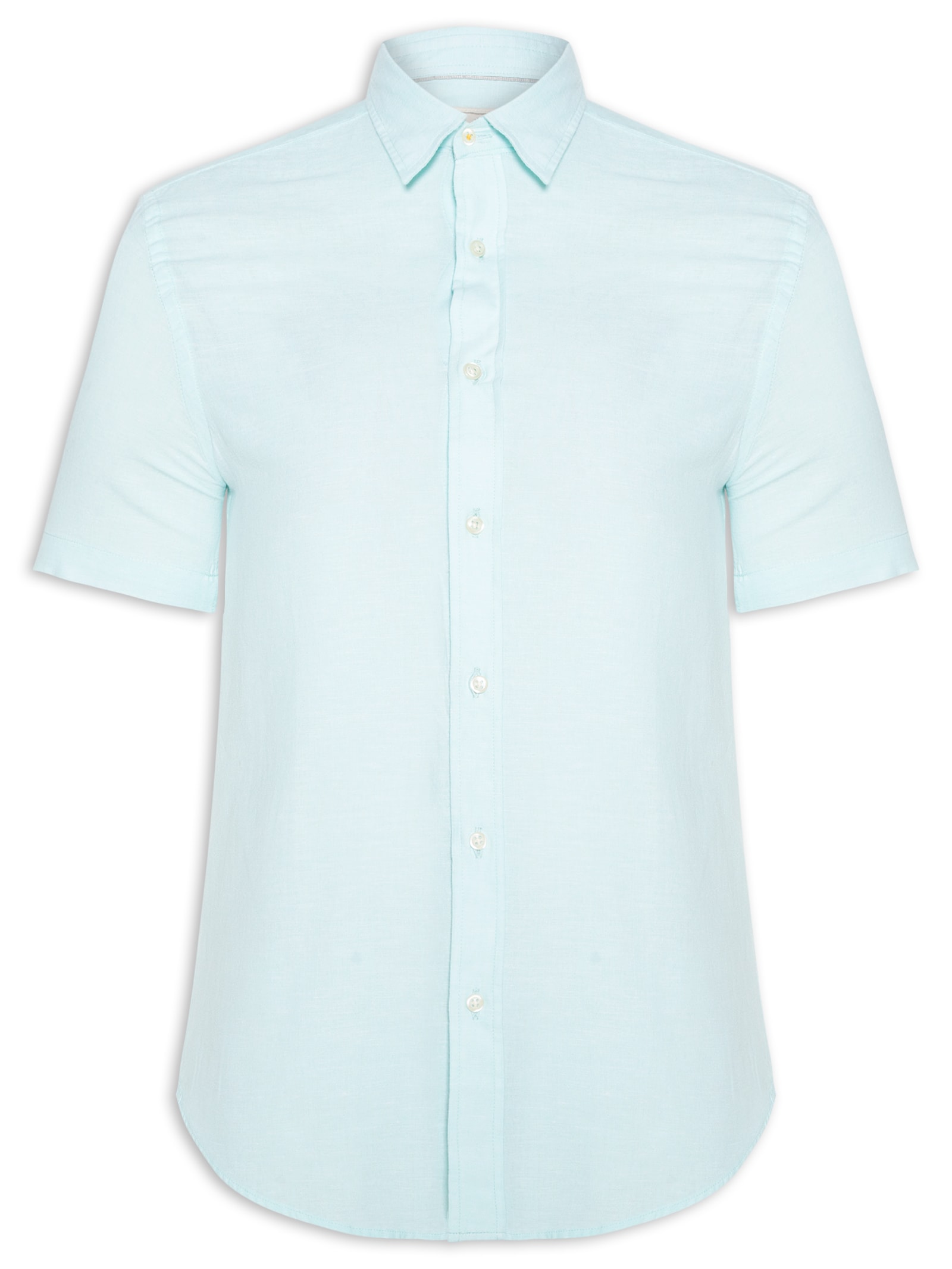 Camisa Masculina Blend Linen Verde Pineapple
