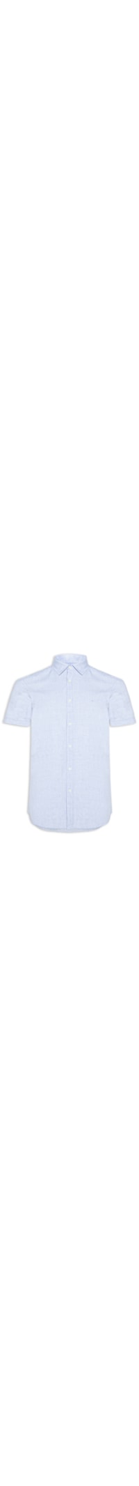 Camisa Masculina Boa Vista Slim Fit em Algodão - Azul