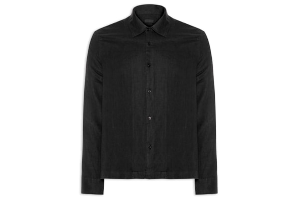 Camisa Masculina Brief Linen Confort ML – Preto