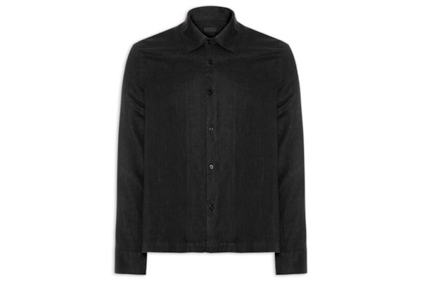 Camisa Masculina Brief Linen Confort ML – Preto