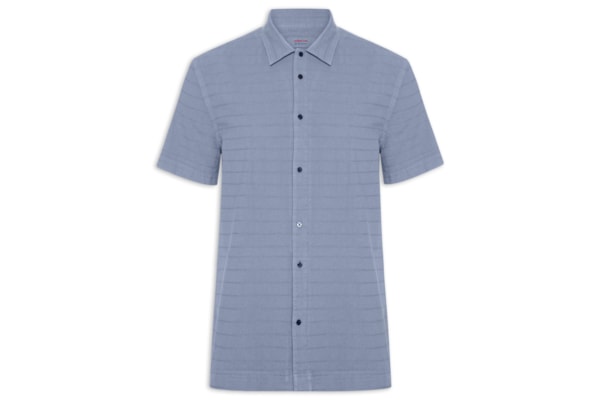 Camisa Masculina Caiçara Mc - Azul