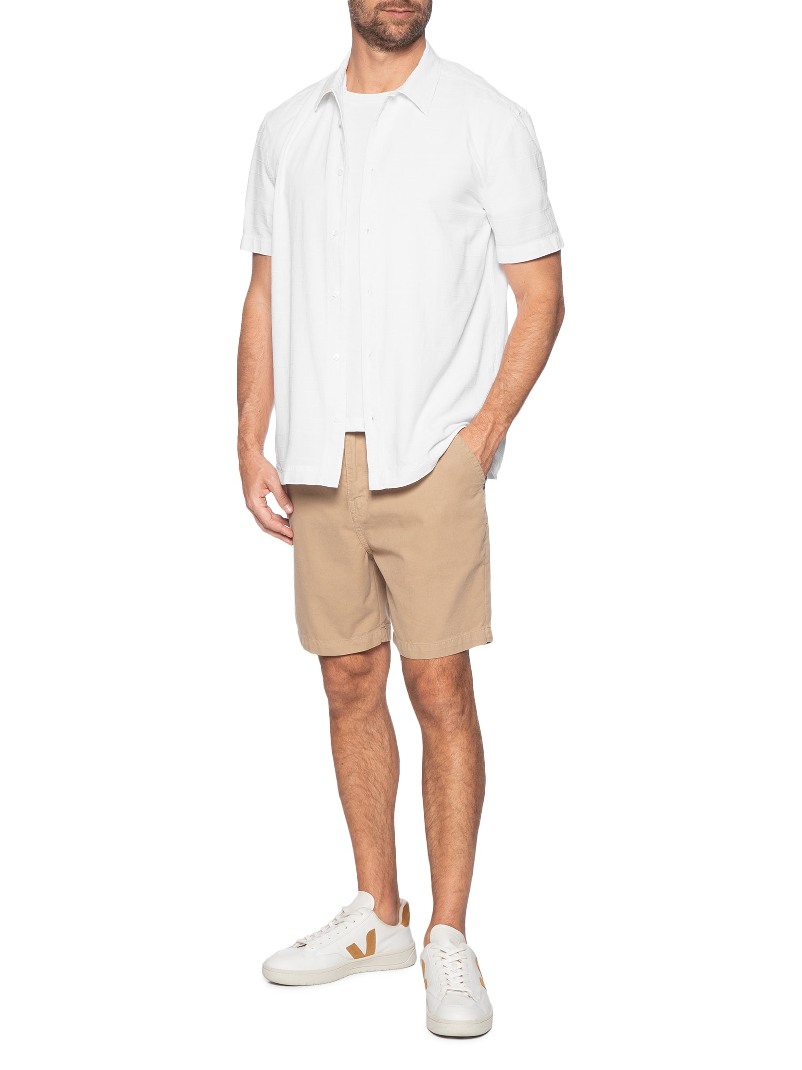 Camisa Masculina Caiçara Mc Branco Osklen