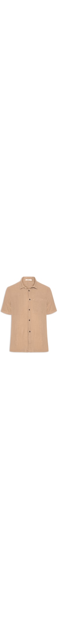 Camisa Masculina Carmel Manga Curta - Bege