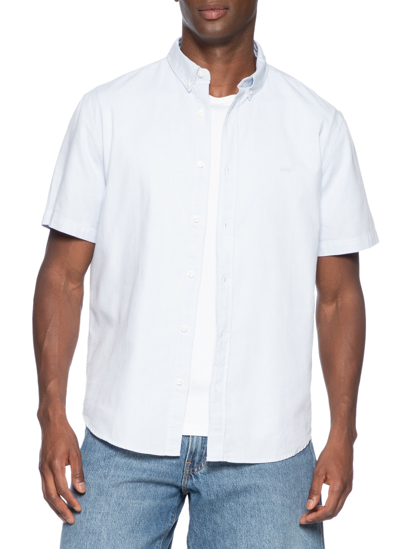 Camisa Masculina Casual Authentic Button Azul Levi's