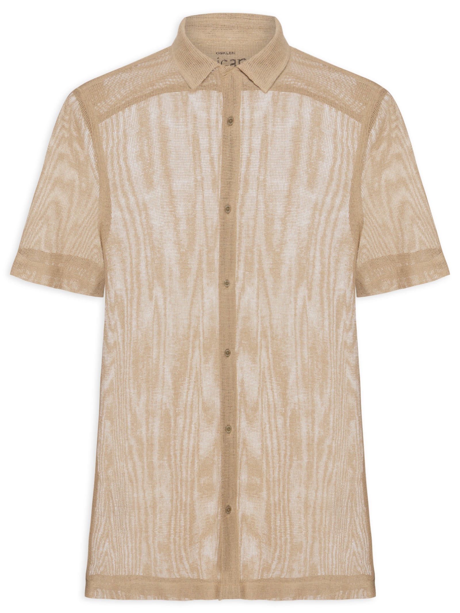Camisa Masculina Casual Caiçara Bege Osklen