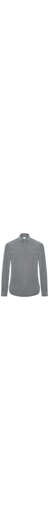 Camisa Masculina Casual Forest - Cinza