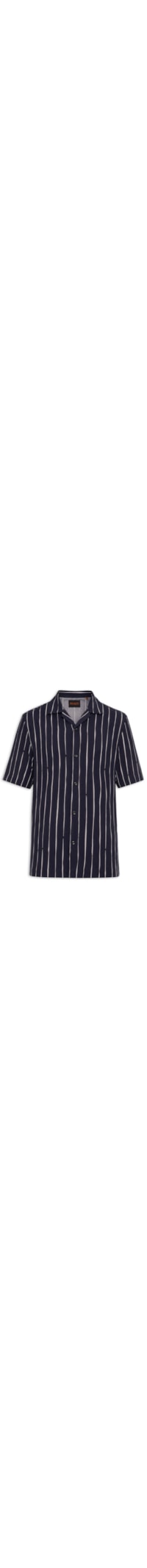 Camisa Masculina Casual Manga Curta Exolino - Azul