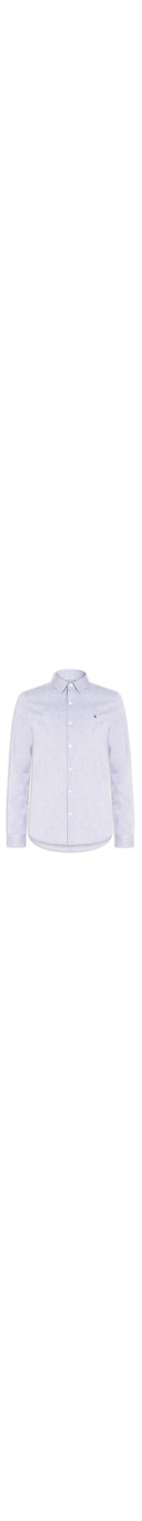 Camisa Masculina Casual Oxford New - Azul