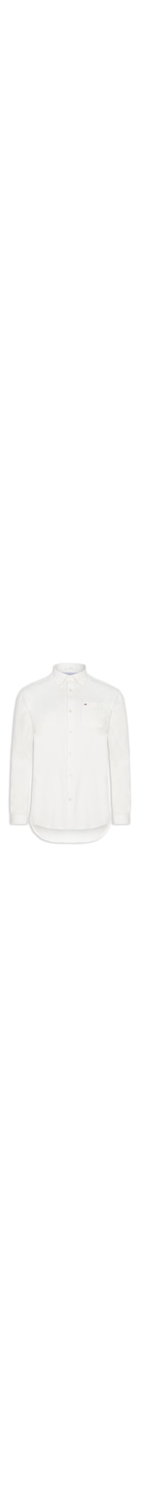 Camisa Masculina Casual Relaxed Fit Com Bolso - Branco