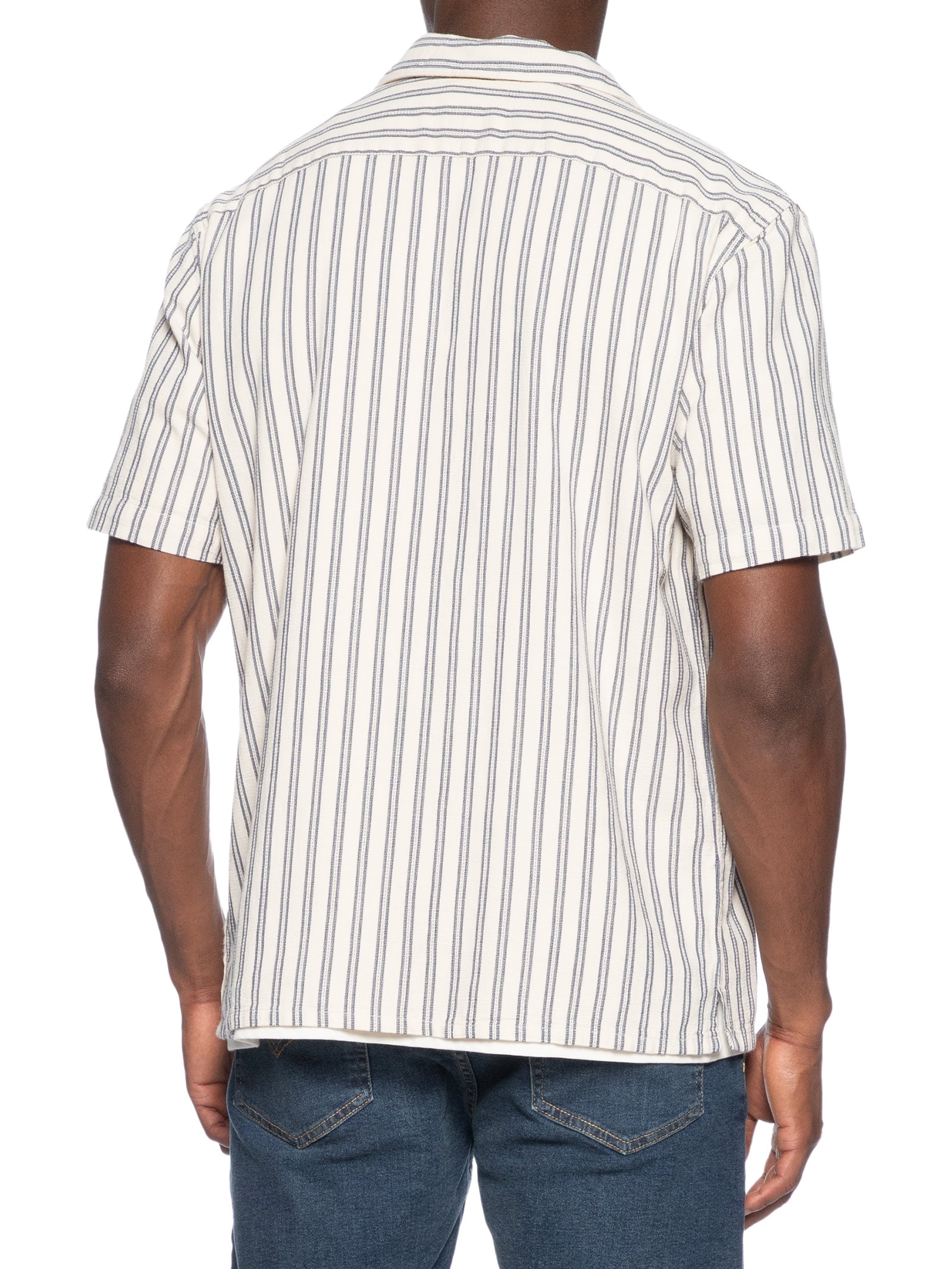 Camisa Masculina Casual Sunset Standard SS Camp Azul Levi's