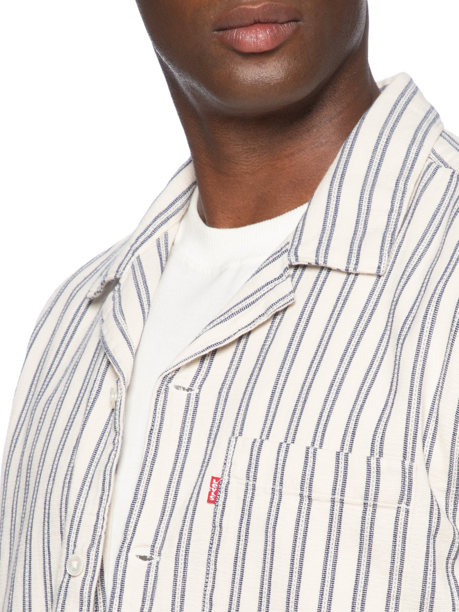 Camisa Masculina Casual Sunset Standard SS Camp Azul Levi's