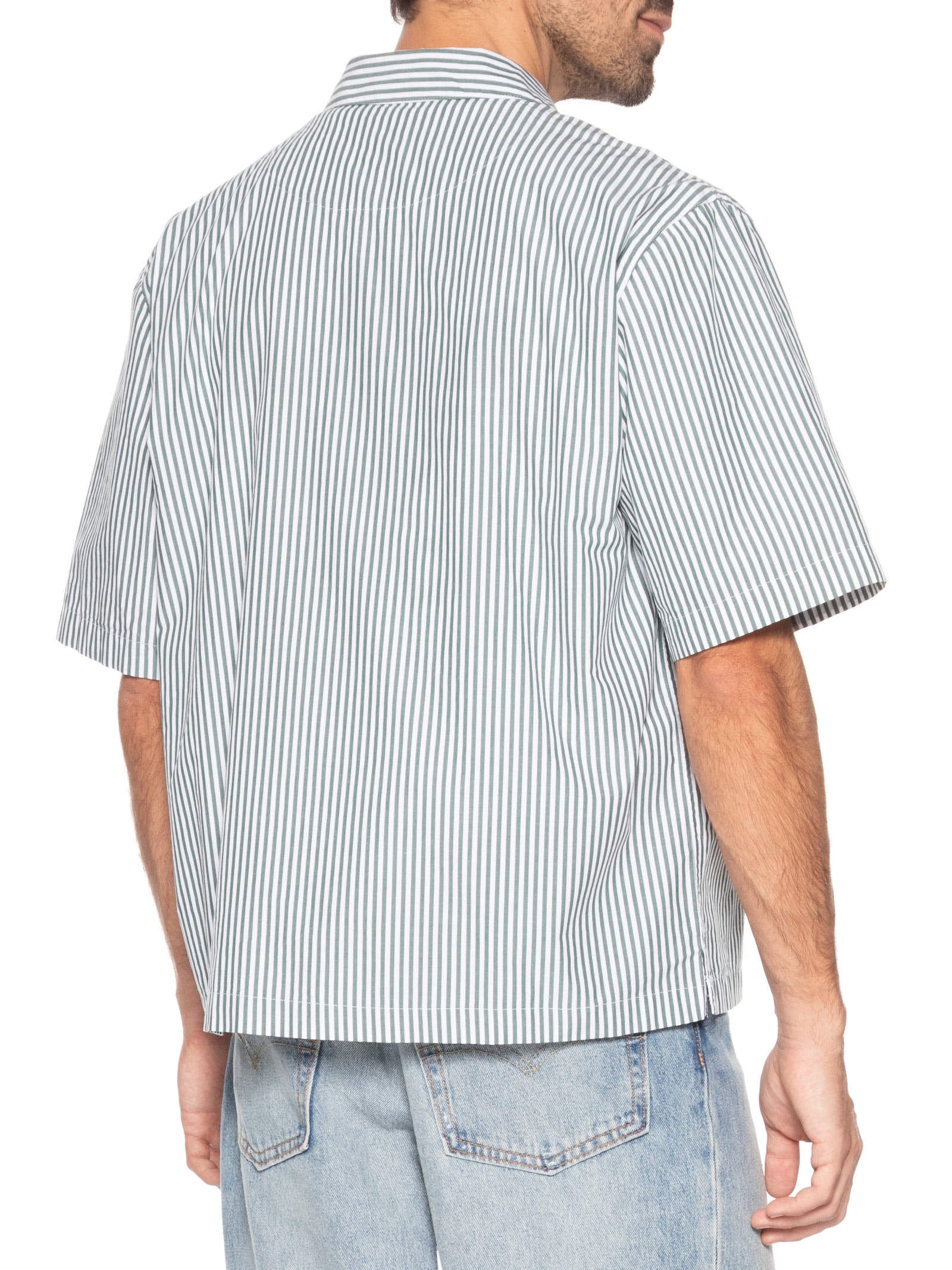 Camisa Masculina Casual Zandt Cropped Fit Verde Levi's