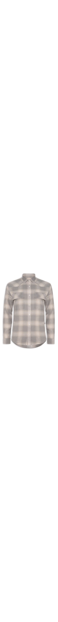Camisa Masculina Checked Dark - Cinza