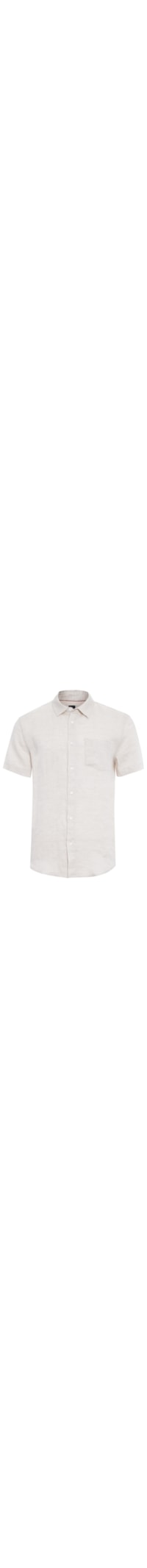 Camisa Masculina Classic Linen Mc - Off White