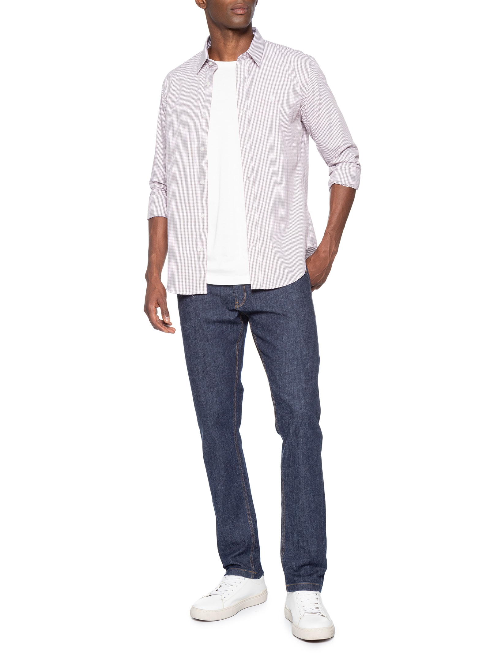 Camisa Masculina Classic Milano – Vermelho Sergio K