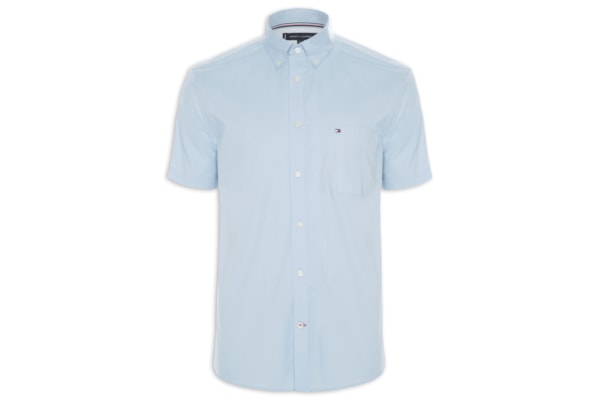Camisa Masculina Classic Poplin - Azul