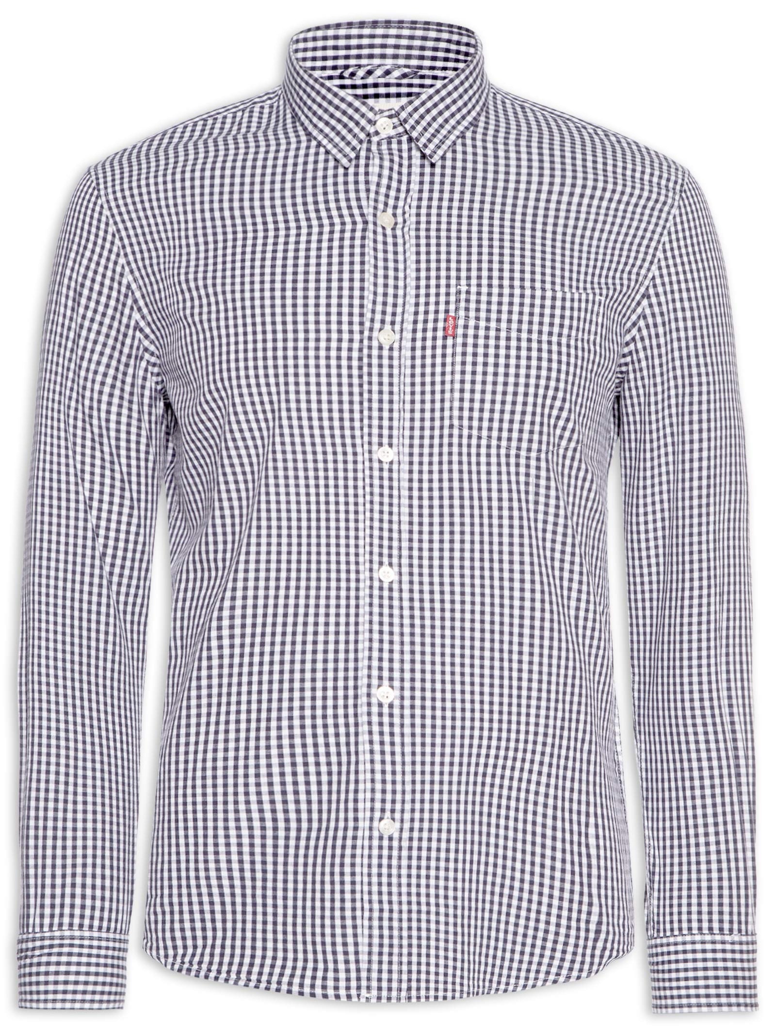 Camisa Masculina Classic Standard Azul Levi's