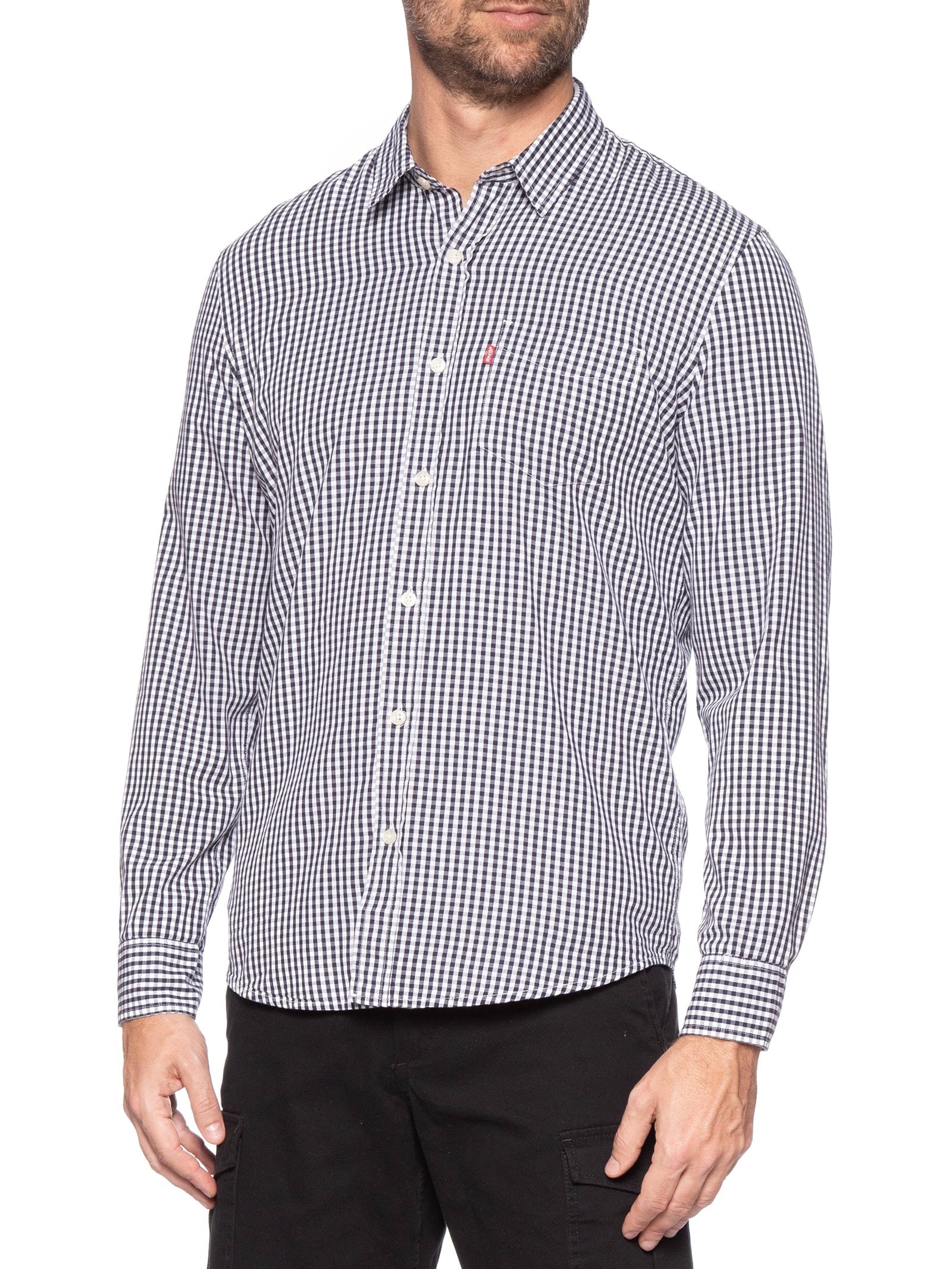 Camisa Masculina Classic Standard Azul Levi's