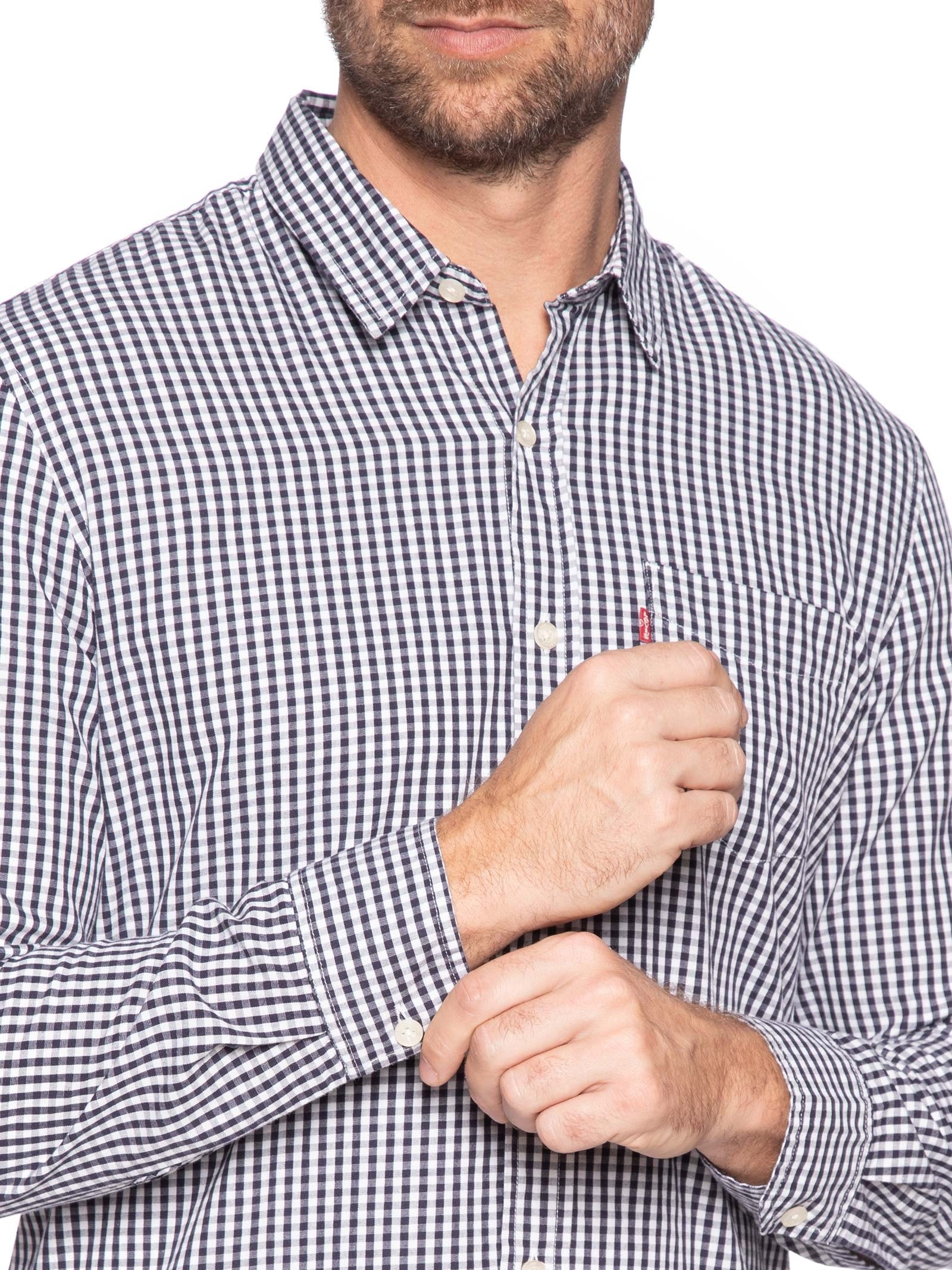 Camisa Masculina Classic Standard Azul Levi's