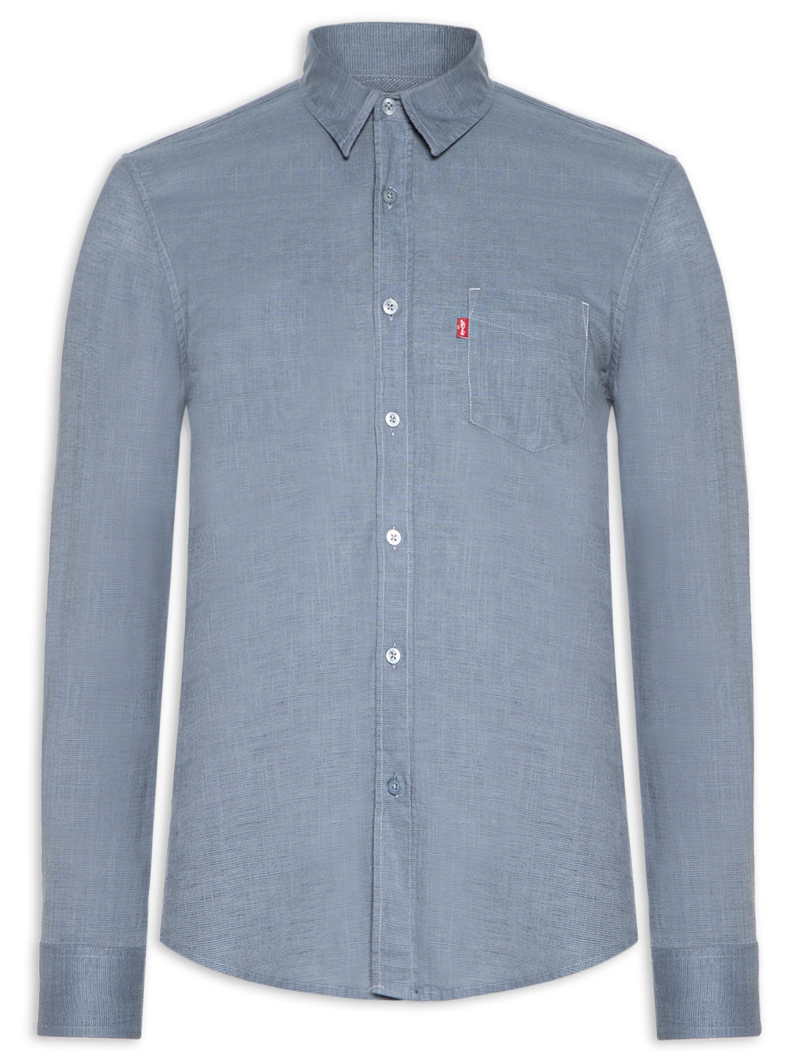 Camisa Masculina Classic Standard Azul Levi's