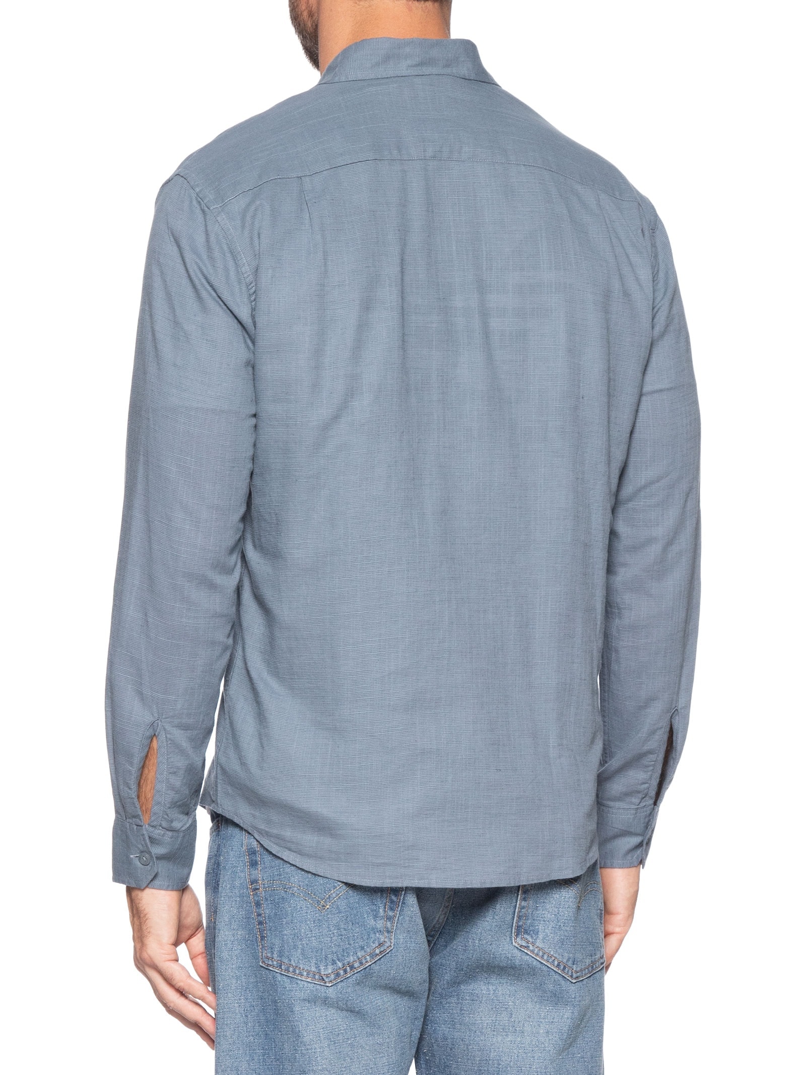 Camisa Masculina Classic Standard Azul Levi's