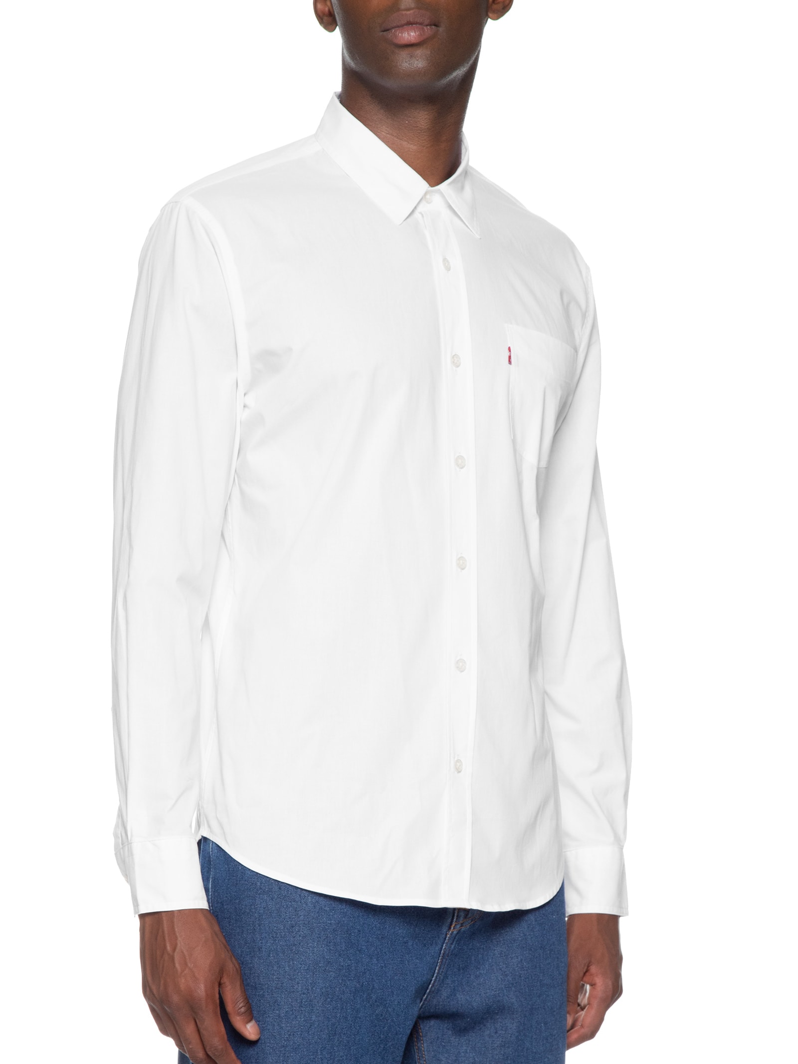 Camisa Masculina Classic Sunset 1 Pocket Standard Branco Levi's