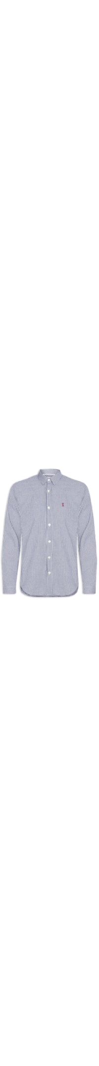 Camisa Masculina Classic Vichy – Azul