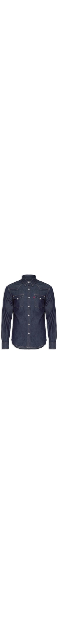 Camisa Masculina Classic Western Standard - Azul
