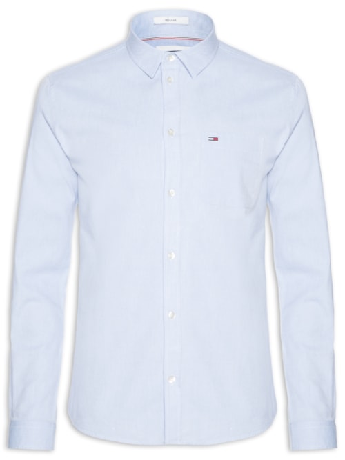 Camisa Masculina Classics Oxford – Azul